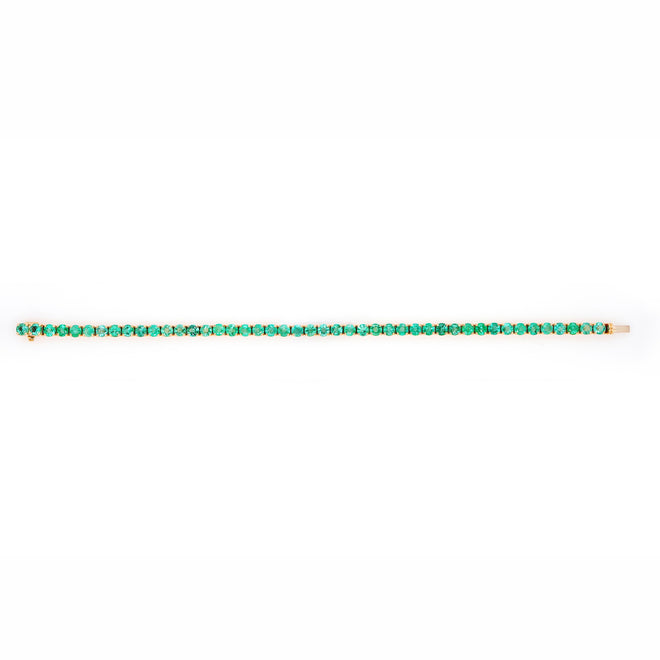 8.15 cts Emerald Bracelet