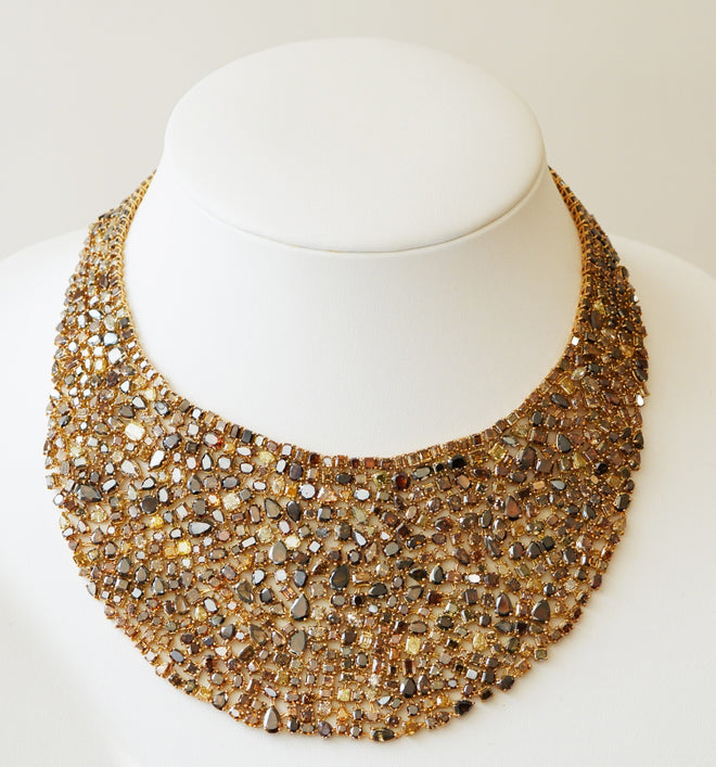 203.47 cts Fancy Diamonds Mixed Necklace (ENQUIRE)