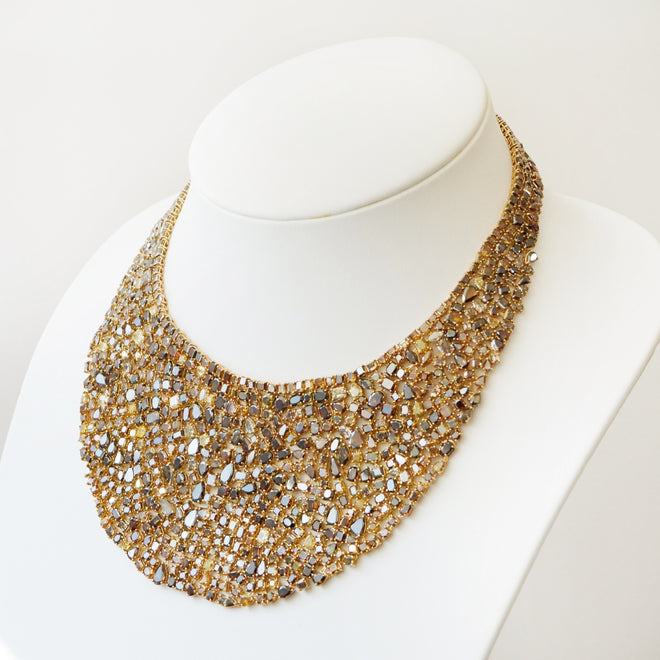 203.47 cts Fancy Diamonds Mixed Necklace (ENQUIRE)