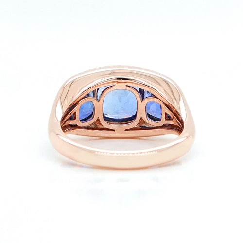 5.36 cts Blue Sapphire Ring