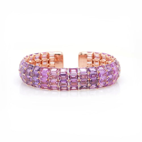 59.42 cts Unheated Fancy Pink Sapphire Bangle (ENQUIRE)