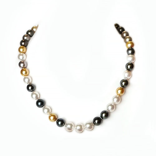 43.00 cts Multi Pearls Necklace