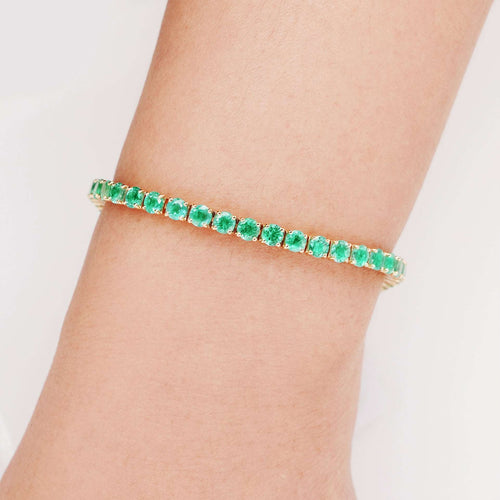 8.15 cts Emerald Bracelet
