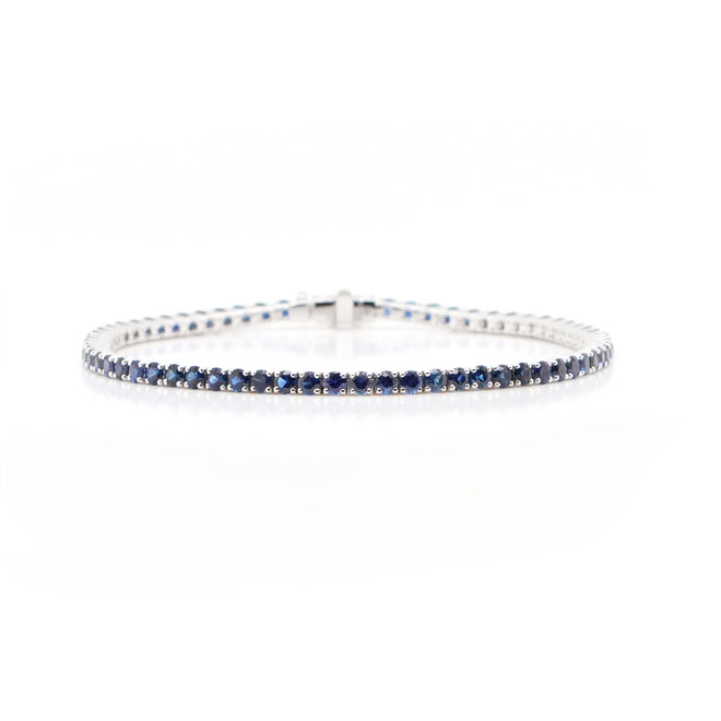  5.25 cts Blue Sapphire Tennis Bracelet