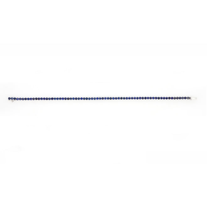  5.25 cts Blue Sapphire Tennis Bracelet