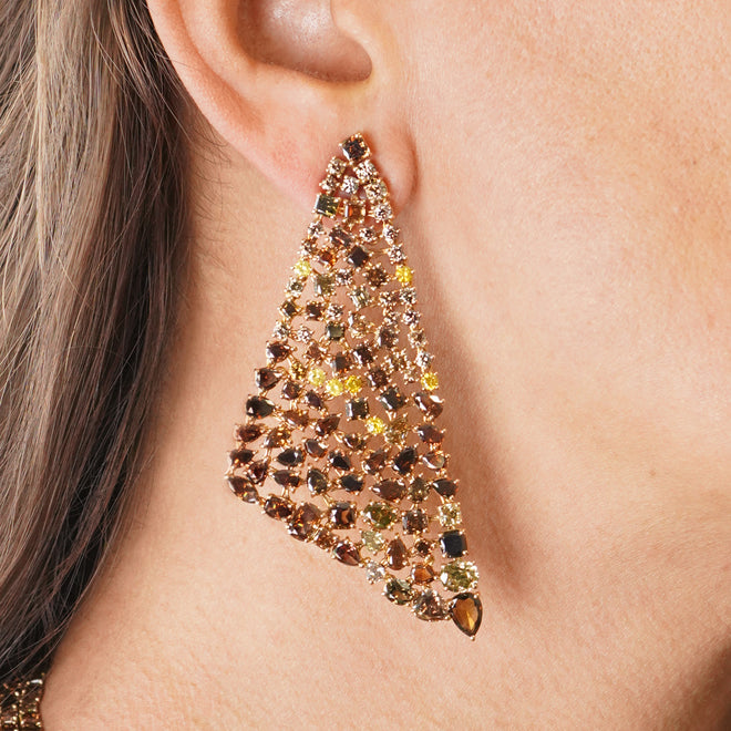 37.37 cts Fancy Diamond Mixed Earrings (ENQUIRE)