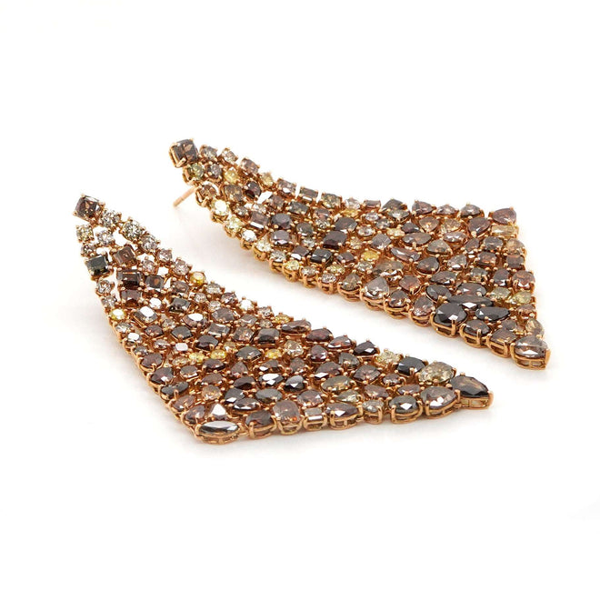37.37 cts Fancy Diamond Mixed Earrings (ENQUIRE)