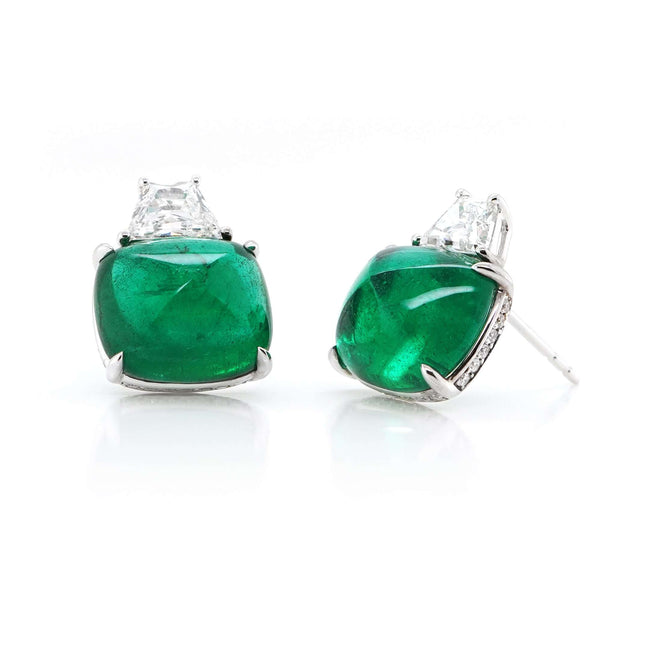 10.05 / 9.76 cts Emerald Earrings (ENQUIRE)