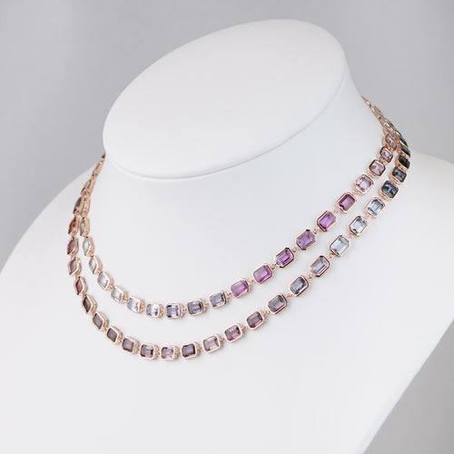 78.73 cts Fancy Sapphire Necklace