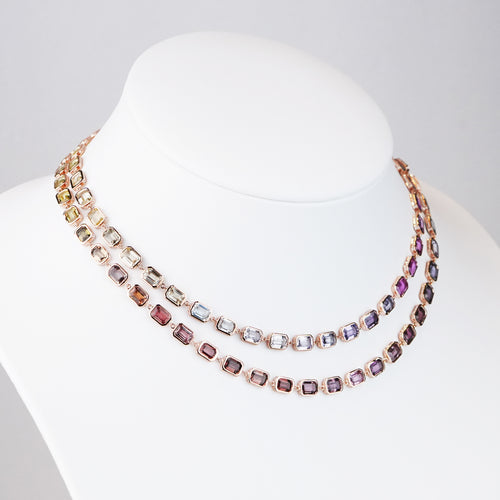 78.73 cts Fancy Sapphire Necklace