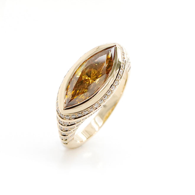 2.06 cts Fancy Diamond Ring