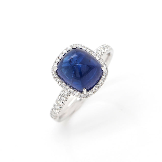 5.03 cts Blue Sapphire Ring
