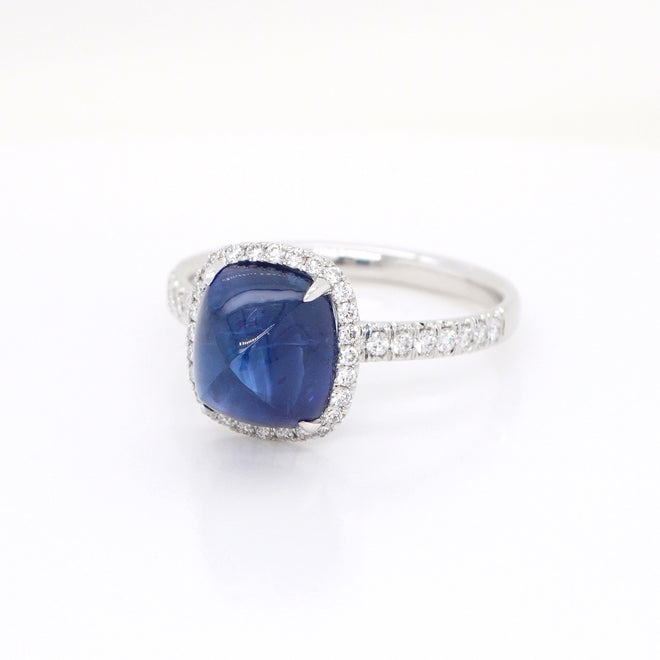 5.03 cts Blue Sapphire Ring