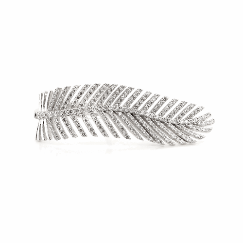 1.85 ct. Feather Diamond Ring