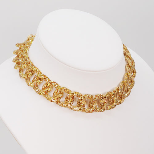 86.72 cts Round Fancy Yellow Diamond Necklace (ENQUIRE)