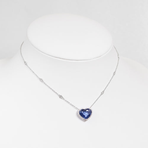 8.52 cts Blue Sapphire Necklace