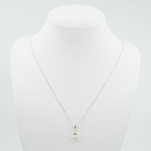 9.90 / 7.08 cts Briolette Diamond Necklace Pendants