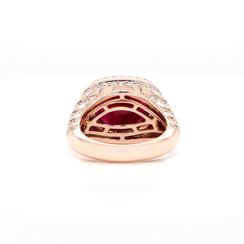 4.21 cts Ruby Pinky Ring