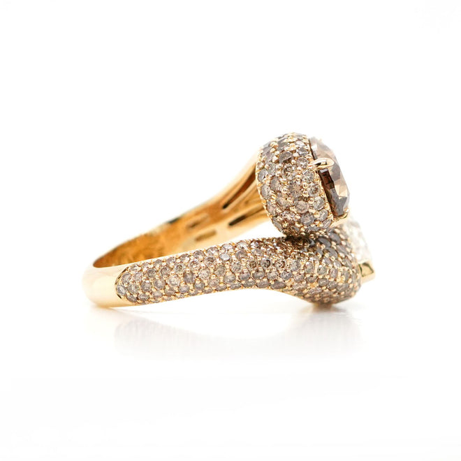 rd-25012-2.06  1.70 cts Fancy Pear Shape Diamond Ring